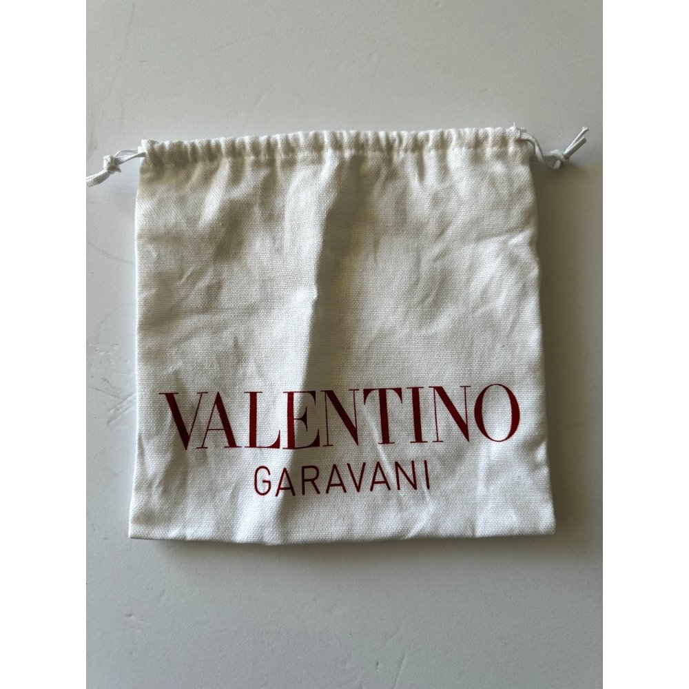 Valentino Garavani Authentic Dust Bag Canvas Storage Travel Drawstring 8" x 8" - Picture 2 of 5